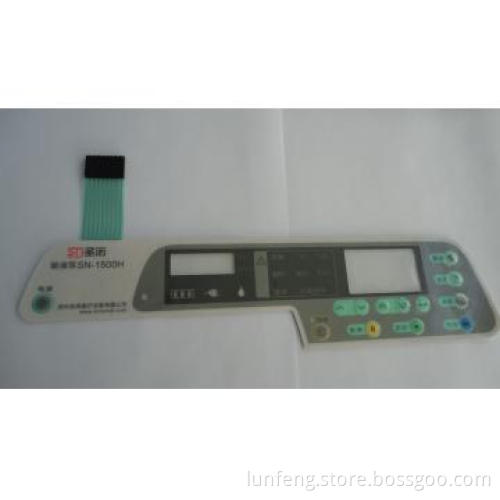 Lunfeng custom membrane switch panel 020